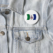 Yukon Vlag Knop Ronde Button 5,7 Cm (In situ)