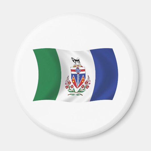 Yukon Vlag Magneet (Voorkant)