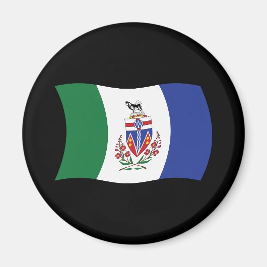 Yukon Vlagmagneet Magneet (Voorkant)