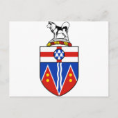 Yukon Wapenmunt Briefkaart (Voorkant)