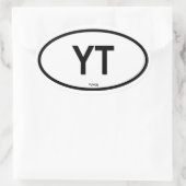 Yukon "YT" Ovale Sticker (Tas)