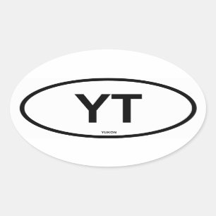 Yukon "YT" Ovale Sticker