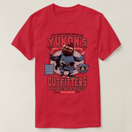Yukons Outfitters en Guide Services T-shirt (Design voorkant)