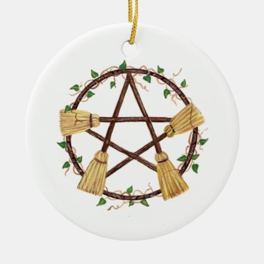 Yule 2010 keramisch ornament (Voorkant)