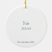 Yule 2010 keramisch ornament (Achterkant)