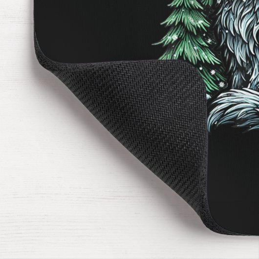 Yule Be Eaten Yule Christmas Cat Jolakotturinn Ice Muismat (Hoek)