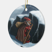 yule - bergen keramisch ornament (Links)