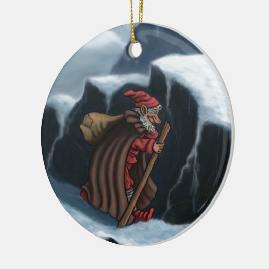 yule - bergen keramisch ornament (Links)