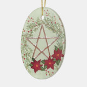 Yule Blessing Keramisch Ornament (Links)