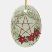 Yule Blessing Keramisch Ornament (Voorkant)