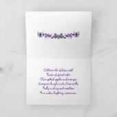 Yule Blessings: Wenskaarten Feestdagen Kaart (Binnen)