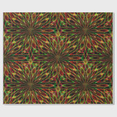 Yule bloemen.... cadeaupapier (Vlak)