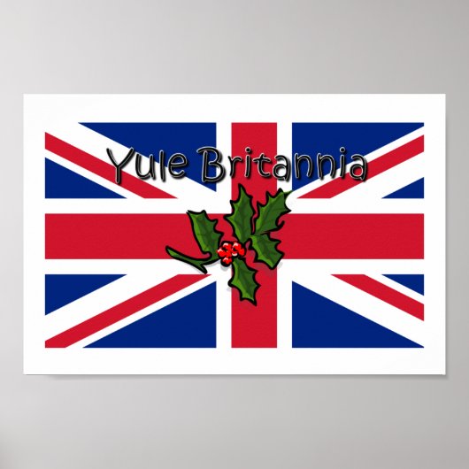 Yule Britannia Vakantie Poster (Voorkant)