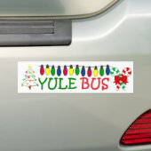Yule Bus Deco 2 sticker (Op auto)