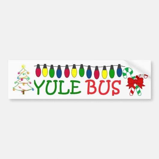 Yule Bus Deco 2 sticker (Voorkant)