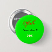 Yule Button (Voorkant /achterkant)