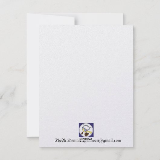 Yule Cards Feestdagenkaart (Achterkant)