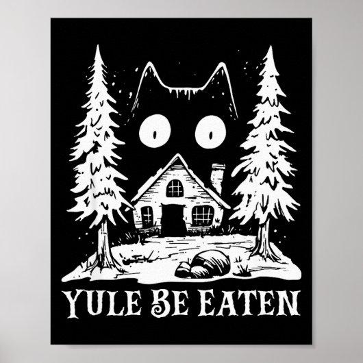 Yule Cat For Men Women Girls Kids  Poster (Voorkant)