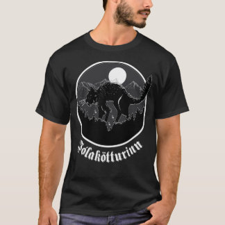 Yule Cat Jolakotturin IJslands Folklore T-shirt