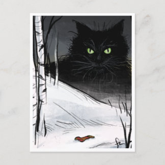 Yule Cat - Spooky Yule Critter Briefkaart
