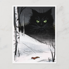 Yule Cat - Spooky Yule Critter Briefkaart