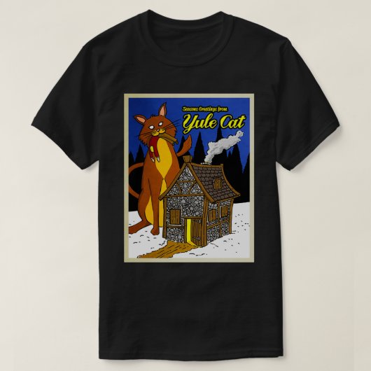 Yule Cat T-shirt (Design voorkant)