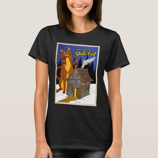 Yule Cat T-shirt (Voorkant)