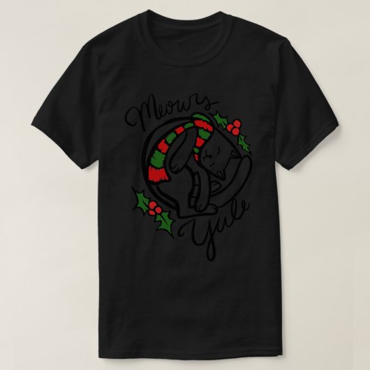 Yule Cat T-shirt (Design voorkant)