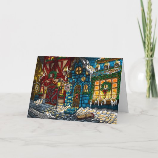 Yule Cheer Wenskaart Feestdagen Kaart (Voorkant)