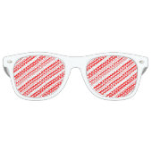 Yule Cool Candy Cane voor Donaldus Retro Zonnebril (Voorkant)
