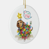 Yule Dog Ornament (Rechts)