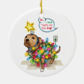 Yule Dog Ornament (Achterkant)