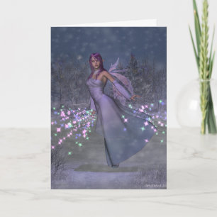 Yule Fairy Groetjes Kaart