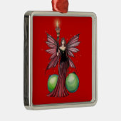 Yule Fairy kerstversiering Metalen Ornament (Rechts)