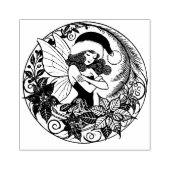 Yule Fairy Rubberstempel (Afrduk)