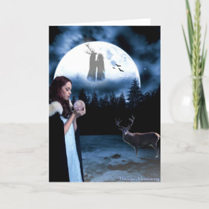 Yule Feestdagen Kaart