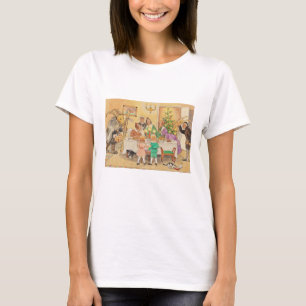 Yule Goat at at the Dinner Table T-shirt