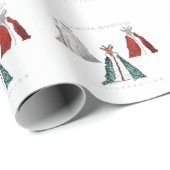 Yule Goat Gift Wrap Cadeaupapier (Rol Hoek)