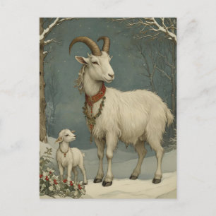  Yule Goat, Happy Yuletide Kaart