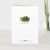 Yule Goat, Happy Yuletide Kaart (Achterkant)