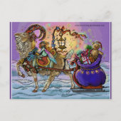 Yule Goat Holiday Magic Feestdagenkaart (Voorkant)