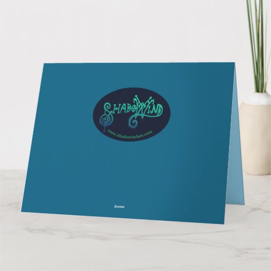 Yule Goat Holiday Magic Kaart (Achterkant)