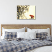 Yule Goat John Bauer Canvas Afdruk (Insitu (Slaapkamer))