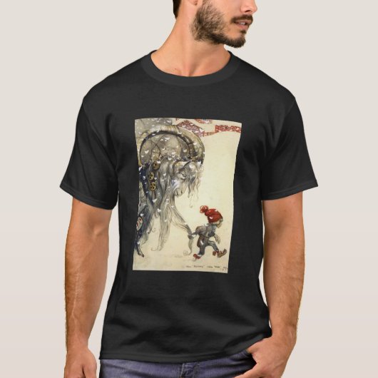 Yule Goat - John Bauer-kerstmuziek T-shirt (Voorkant)
