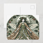 Yule Goddess Winter Solstice Briefkaart (Voorkant / Achterkant)