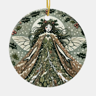 Yule Goddess Winter Solstice Keramisch Ornament