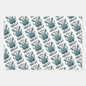 Yule Grote Leuke Kerst Verpakking Papieren Bladen Inpakpapier Vel (Voorkant)
