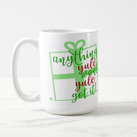 Yule Hebt Het Epische Kerstpret Fun Zeggen Koffiemok (Links)