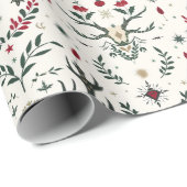 Yule, heidens, Noords, Zonnewende, Winter, Kerstmi Cadeaupapier (Rol Hoek)