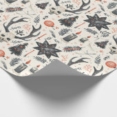 Yule, heidens, Noords, Zonnewende, Winter, Kerstmi Cadeaupapier (Hoek)